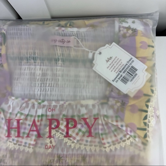 Ivy City Co Women's XXS Boxwood Blossoms Celeste Clark Easter Dress Cottagecore! - Picture 10 of 16